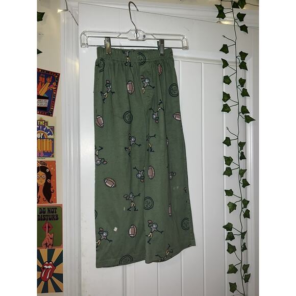 Life is good boys football themed pajama pants youth size comfy small (5-6) - Picture 1 of 6